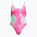 Costume da bagno intero donna Speedo Flu3nte Printed Convertible coral sands