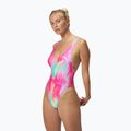 Costume da bagno intero donna Speedo Flu3nte Printed Convertible coral sands 8