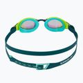 Occhiali da nuoto Speedo Fastskin Hyper Elite Mirror iper giallo/acciaio/smeraldo a specchio 4