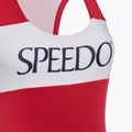 Speedo Colourblock Racerback, costume intero da donna ad alto rischio rosso 3