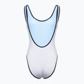 Costume intero Speedo Solid Bound Scoop bianco da donna 2