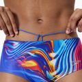 Speedo Club Training Placement Brief da uomo in misto fuso/cobalto pop boxer da bagno 4