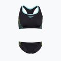 Costume da bagno a due pezzi da donna Speedo Placement iper giallo