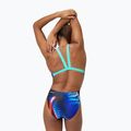 Costume da bagno intero da donna Speedo Allover Digital Leaderback lava blur/speedo black 5