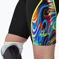 Speedo Fastskin costume da bagno donna LZR Pure Intent 2.0 Closedback Kneeskin nero / molten blur / hyper yellow / mainline 7