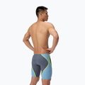 Speedo Fastskin LZR Intent 2.0 Uomo - Maglia da nuoto grigio piombo/blu acadia/giallo acido 3