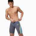 Speedo Fastskin LZR Intent 2.0 Uomo - Maglia da nuoto grigio piombo/blu acadia/giallo acido 4