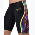 Jammer da nuoto da uomo Speedo Fastskin LZR Intent 2.0 Jammer black/molten blur/hyper yellow 5