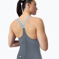 Speedo Fastskin costume da bagno donna LZR Pure Valor 2.0 Closedback Kneeskin grigio piombo / blu acadia / mainline 6