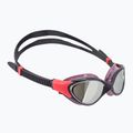 Occhialini da nuoto Speedo Biofuse 2.0 Mirror donna vintage fog / acciaio / argento mirror