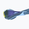 Occhiali da nuoto Speedo Fastskin Pure Focus Mirror blu zucchero / fumo / specchio iris 3