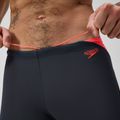 Boxer da nuoto Speedo Hyper Boom Splice uomo grigio piombo/corallo neon 6