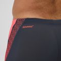 Boxer da nuoto Speedo Hyper Boom Splice uomo grigio piombo/corallo neon 7