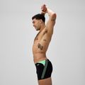 Speedo Hyper Boom Splice boxer nuoto uomo nero/verde alfa 4
