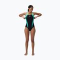 Costume da bagno intero donna Speedo Placement Laneback turquoise gem 2