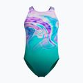 Costume intero per bambiniSpeedo Pulseback stampato gemma turchese