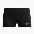 Boxer da nuoto per bambini Speedo Plastisol Placement Aquashort black/alfalfa green