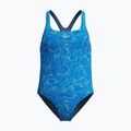 Costume da bagno intero per bambini Speedo HyperBoom Allover Medalist lagoon blue/celeste