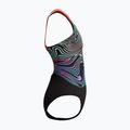 Speedo Digital Placement Powerback, costume intero per bambini, colore corallo neon 4