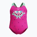 Costume intero per bambini Speedo Digital Printed neon bubblegum