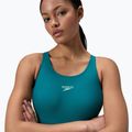 Costume intero Speedo Colourblock 2.0 deep emerald da donna 5