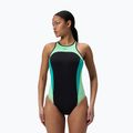 Speedo costume da bagno intero donna Collo alto Splice Cross Back gemma turchese