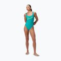 Costume intero da donna Speedo Logo Square Back gemma turchese 2