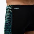 Speedo uomo Endurance+ Tech Panel Aquashort nero/turchese gemma boxer nuoto 7