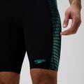 Speedo Endurance+ Tech Panel Uomo Swim Jammer nero/turchese gemma 6