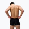 Speedo Medley Logo Aquashort boxer nuoto uomo nero/grigio piombo 3