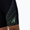 Speedo Medley Logo Swim Jammer nero/verde da uomo 6