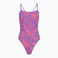 Speedo costume intero donna FL Printed Web Back coral cluster/indigo glow