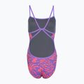 Speedo costume intero donna FL Printed Web Back coral cluster/indigo glow 2