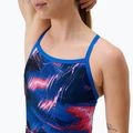 Costume intero Speedo FL Printed Turnback electro static/lagoon blue donna 4