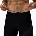 Speedo Medley Logo Swim Jammer uomo nero/grigio piombo 6