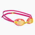 Occhialini da nuoto Speedo Fastskin Speedsocket 2 Mirror neon melon/vermilion/gold mirror