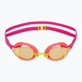 Occhialini da nuoto Speedo Fastskin Speedsocket 2 Mirror neon melon/vermilion/gold mirror 2