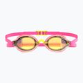 Occhialini da nuoto Speedo Fastskin Speedsocket 2 Mirror neon melon/vermilion/gold mirror 2