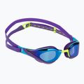Occhialini da nuoto Speedo Fastskin Pure Focus Mirror mayan blue/cobalt/tropical horizon