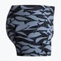 Boxer da bagno uomo Speedo Print Beachstar Square Leg Anthracite/Coin Grey 8