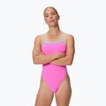 Costume da nuoto intero da donna Speedo FL Solid V-Back 2.0 neon flamingo