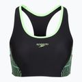 Costume da bagno due pezzi da donna Speedo Placement Raceback 2pc anthracite/clover 3
