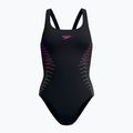 Costume da bagno intero donna Speedo Placement Muscleback anthracite/clover 6