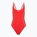 Costume intero da donna Speedo Texture Bound Scoop high risk red/bright white