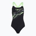 Costume da bagno intero donna Speedo Medley Logo Medalist anthracite/clover