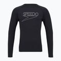Maglia da nuoto da uomo a maniche lunghe Speedo Endurance+ Logo Rash Guard anthracite