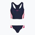 Costume da bagno intero donna Speedo Colourblock Splice 2.0 peacoat/pink