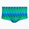 Boxer da nuoto uomo Speedo ML Printed 13.5 cm Brief quilted triangles/lagoon blue