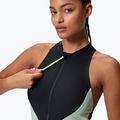 Costume intero da donna Speedo Ocean Flex Zip black/pale clover 4