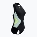 Costume intero da donna Speedo Ocean Flex Zip black/pale clover 8